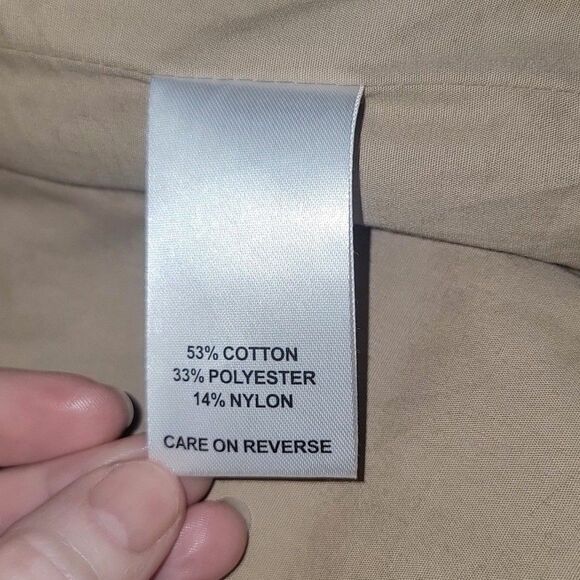 Billy Reid Quilted Snap Front Shirt Jacket Tan NEW Cotton Blend Warm Men's sz M - Picture 16 of 16